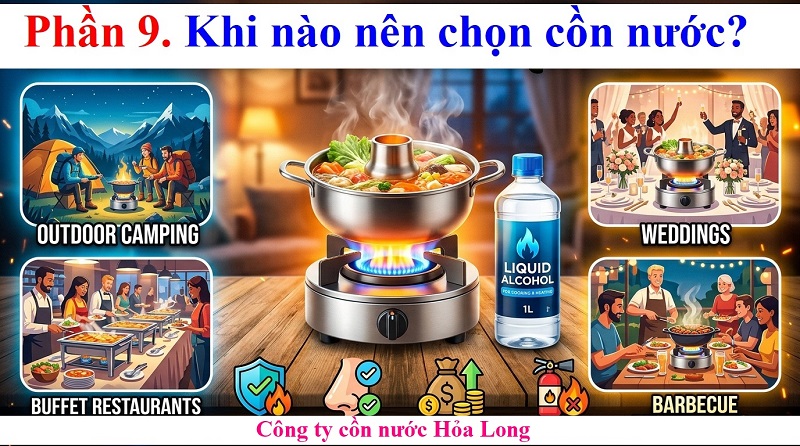 Cồn Nước Và Gas Mini Loại Nào Tiết Kiệm Hơn? So Sánh Chi Tiết Chi Phí Và Hiệu Quả Sử Dụng